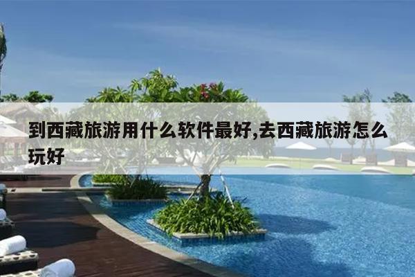 到西藏旅游用什么软件最好,去西藏旅游怎么玩好