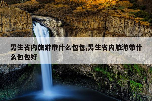 男生省内旅游带什么包包,男生省内旅游带什么包包好