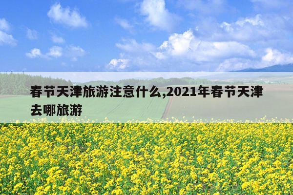 春节天津旅游注意什么,2021年春节天津去哪旅游